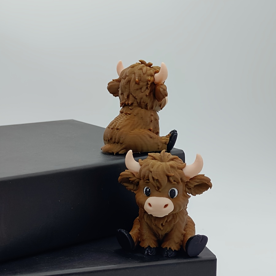 Scottish Highland Cow statue o - 3D Printing Mockup 리뷰 및 가격