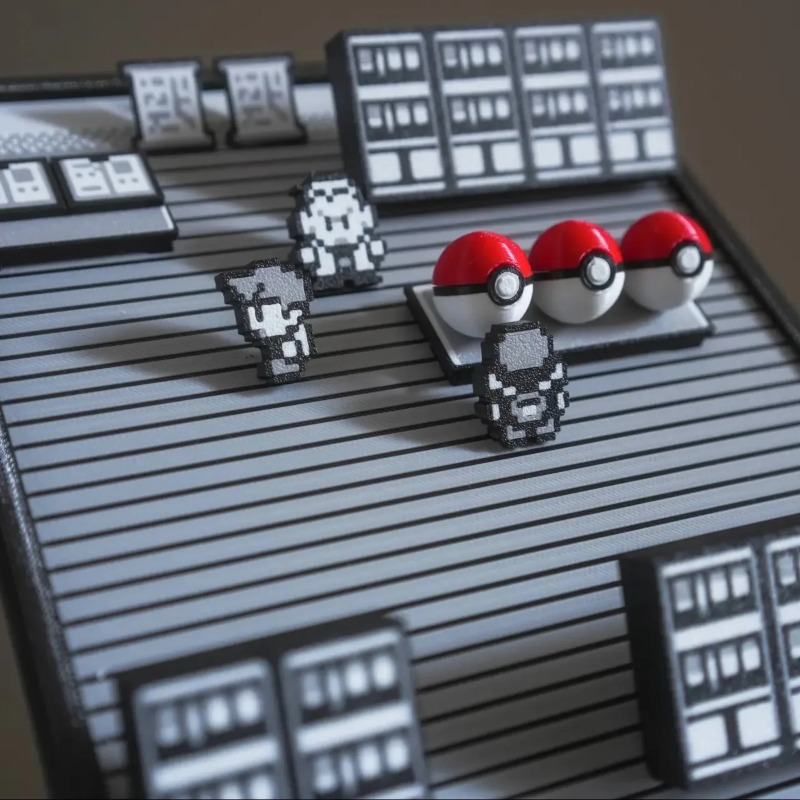 Pokemon Gold Silver Scene Figu - 3D Printing Apps 리뷰 및 가격