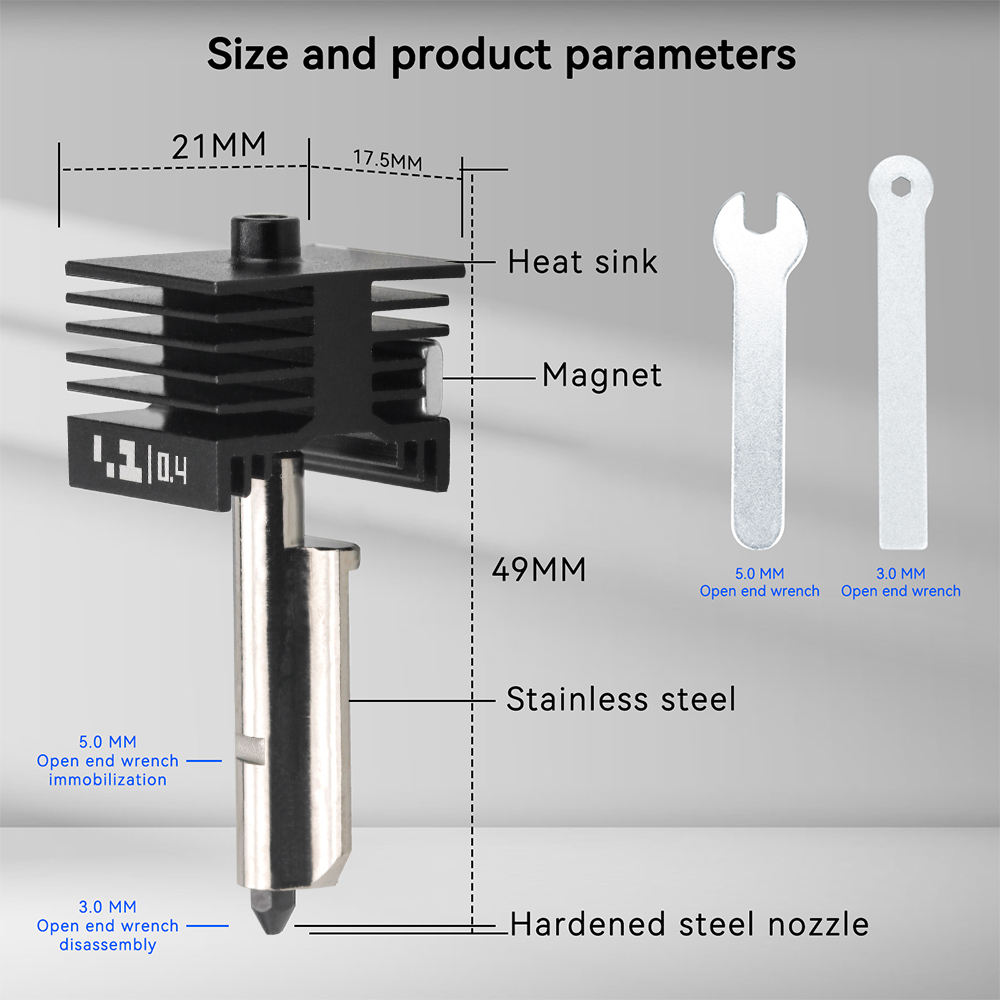 For Bambu Lab P2S X2D Upgraded - 3D Printing Nozzle 리뷰 및 가격