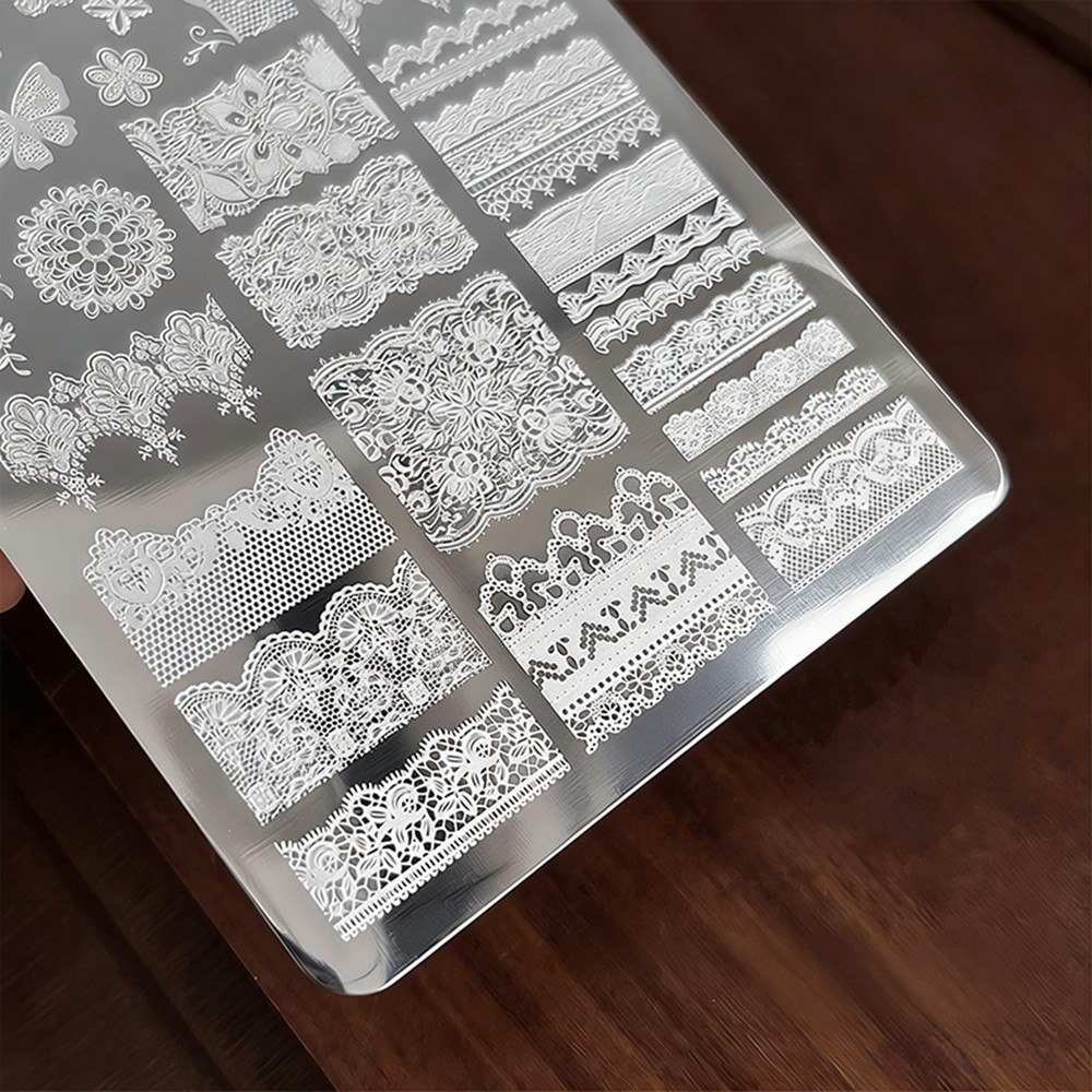 9*15cm 3D Lace Butterfly Nail  - 3D Printing Stainless Steel 리뷰 및 가격