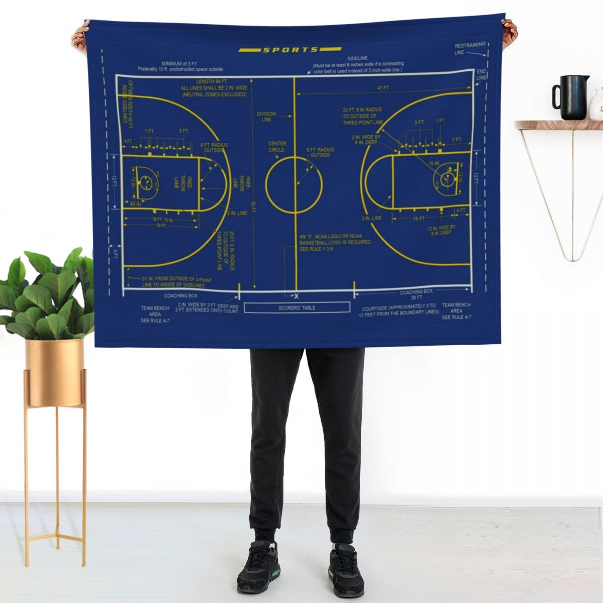 College Basketball Court Diagr - 3D Printing Diagram 리뷰 및 가격