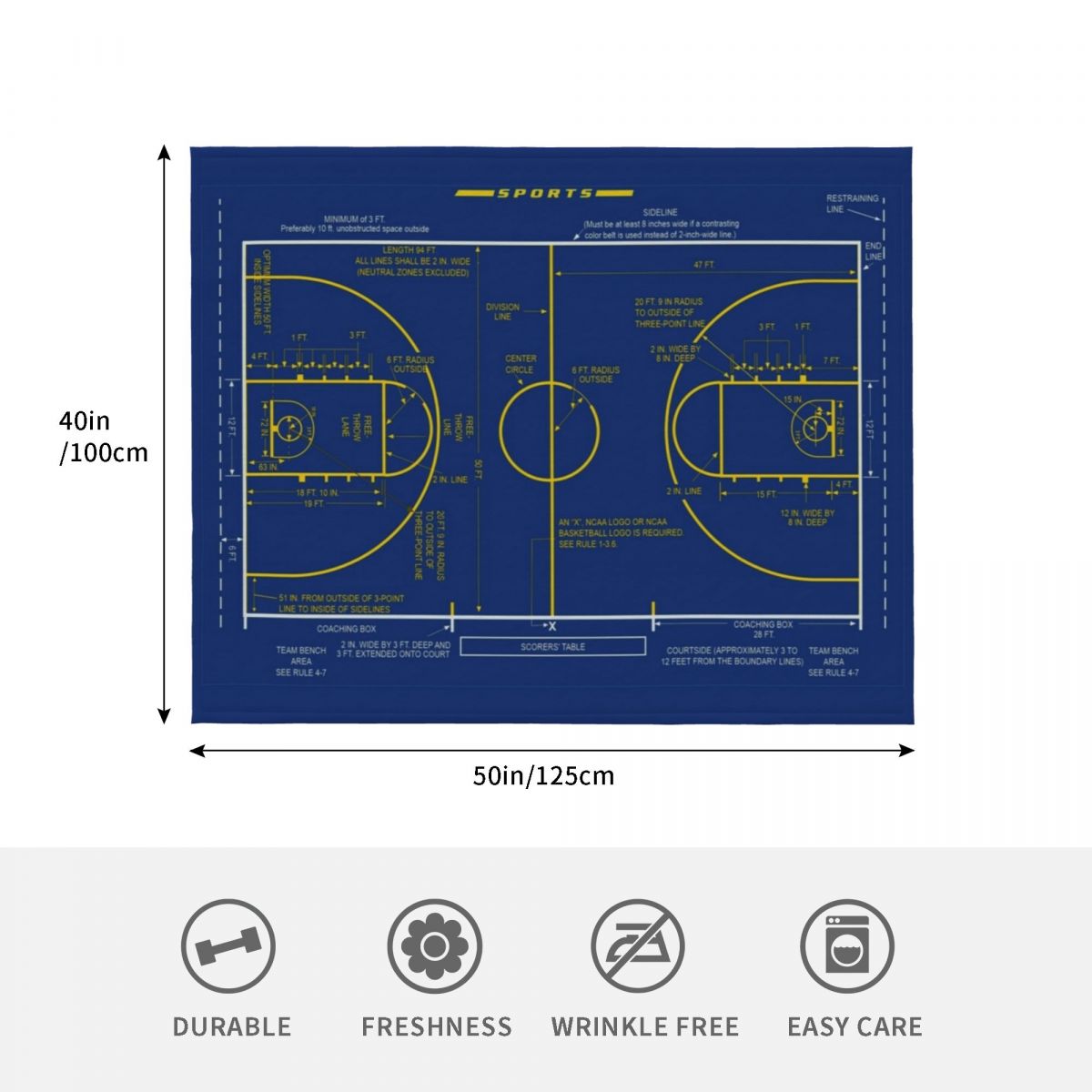 College Basketball Court Diagr - 3D Printing Diagram 리뷰 및 가격
