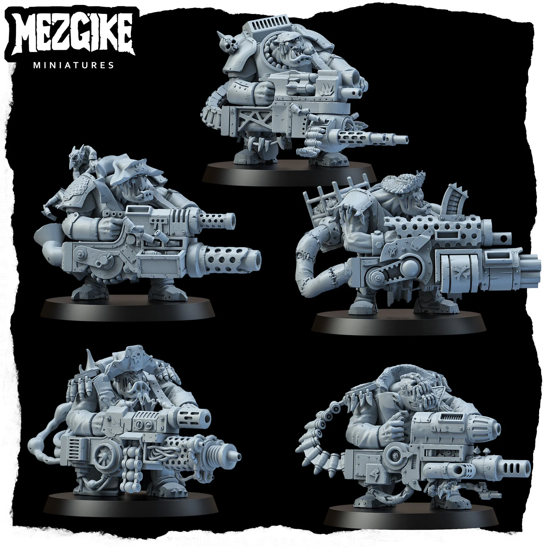 Orc Bots Gunners Miniature,  G - 3D Printing Figure 리뷰 및 가격