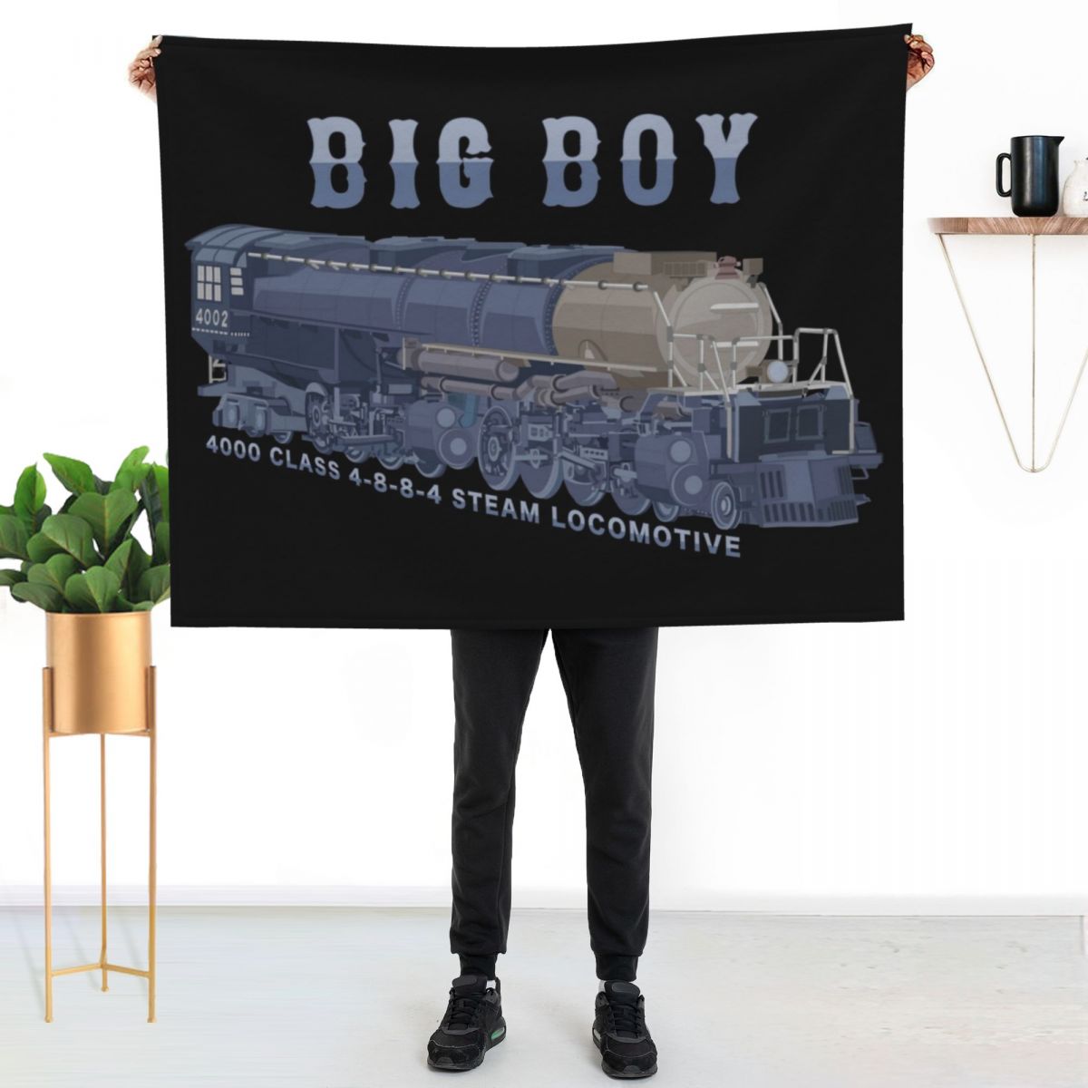 Big Boy Steam Train 4000 Class - 3D Printing Diagram 리뷰 및 가격