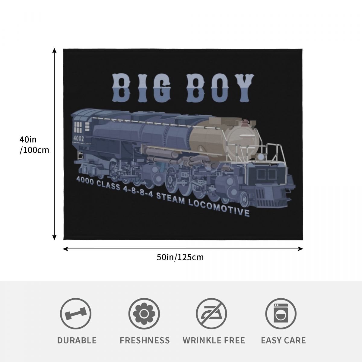 Big Boy Steam Train 4000 Class - 3D Printing Diagram 리뷰 및 가격