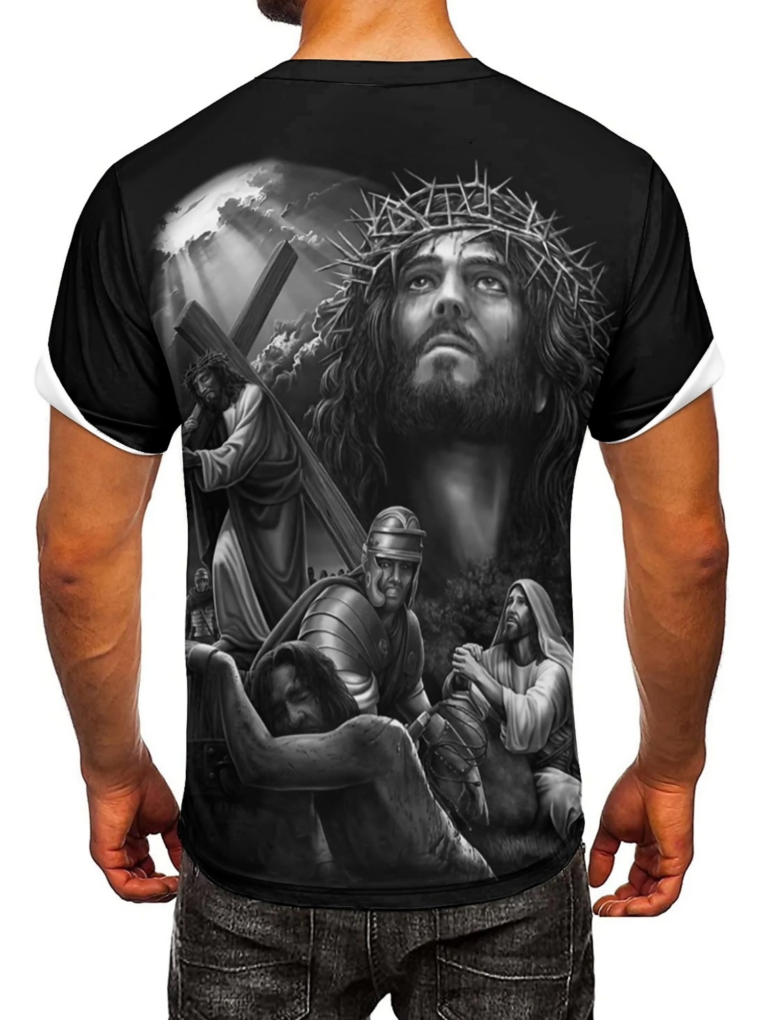 Men'S Plus Size Jesus 3D Print - 3D Printing Figure 리뷰 및 가격