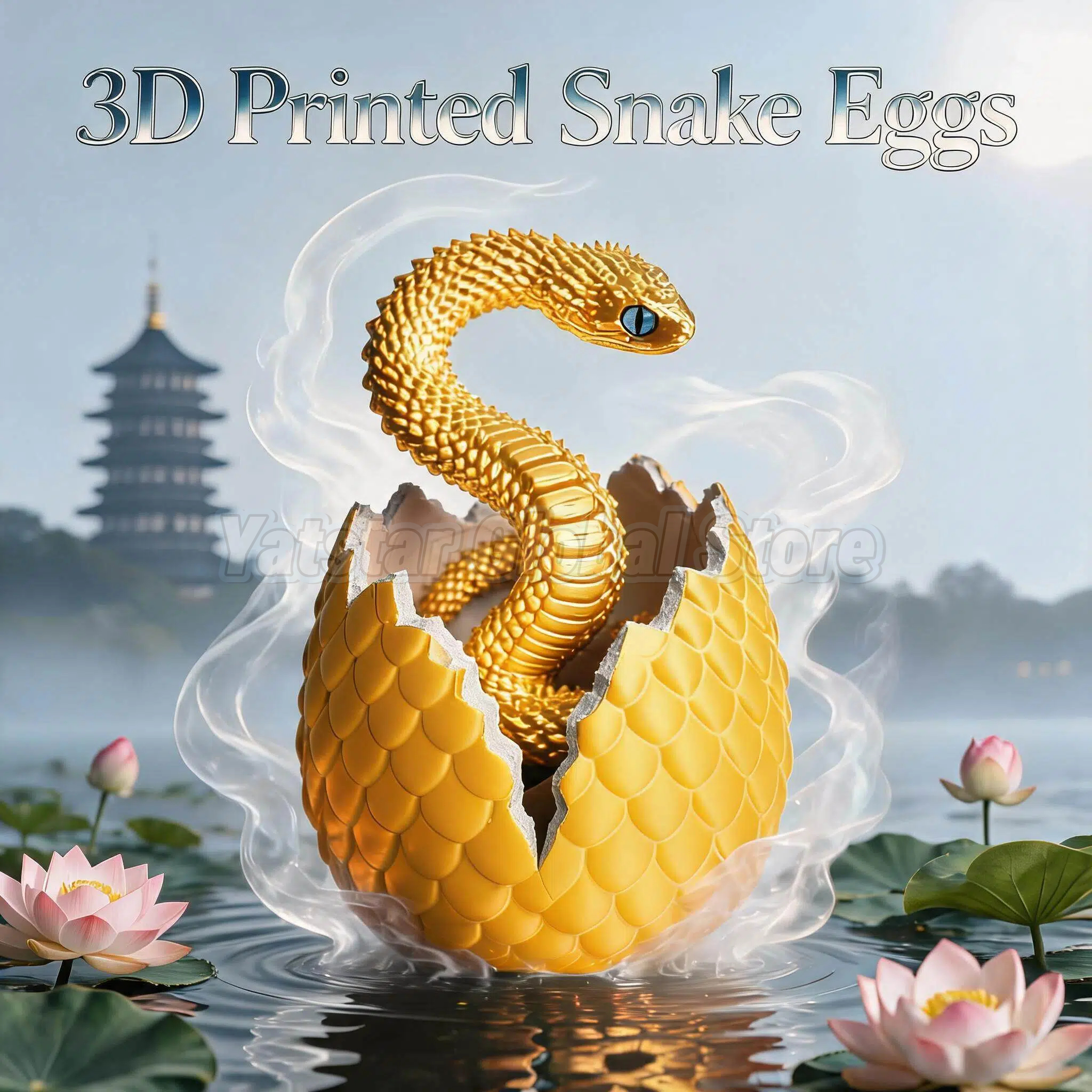 3D Printed Snake Egg Toy Creat - 3D Printing Figure 리뷰 및 가격