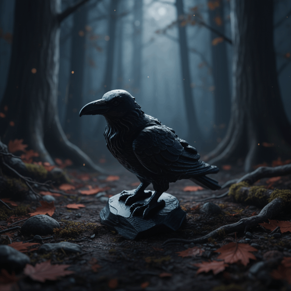 Gifts Gothic Style Crow Statue - 3D Printing Mockup 리뷰 및 가격