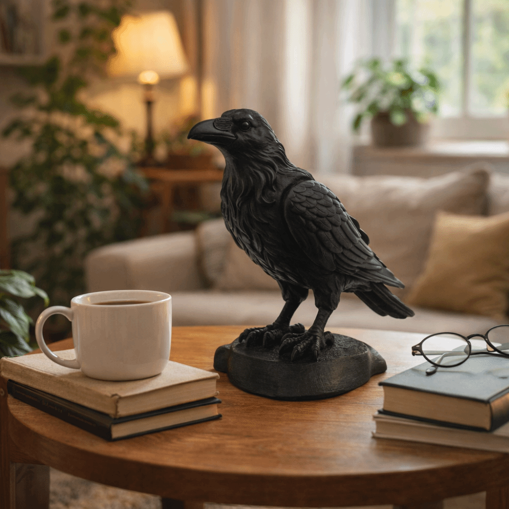 Gifts Gothic Style Crow Statue - 3D Printing Mockup 리뷰 및 가격