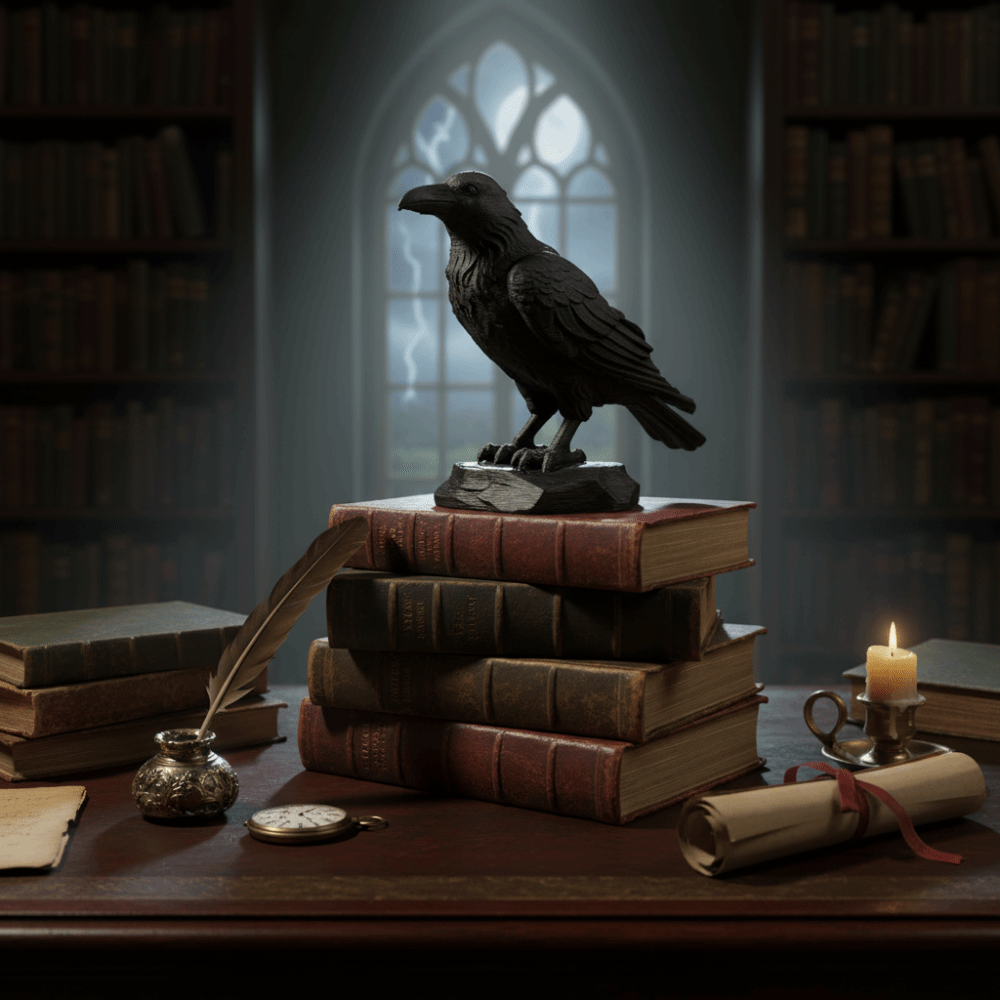 Gifts Gothic Style Crow Statue - 3D Printing Mockup 리뷰 및 가격