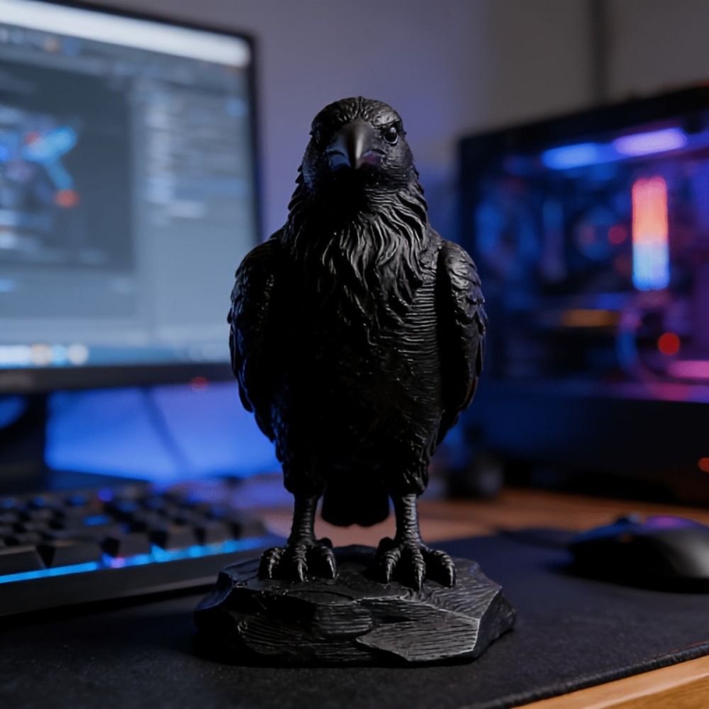 Gifts Gothic Style Crow Statue - 3D Printing Mockup 리뷰 및 가격