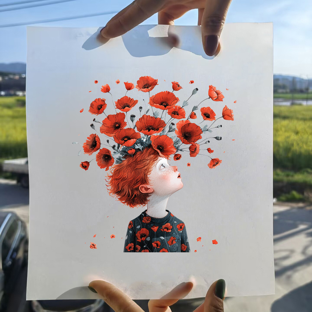 15cm Creative Spirit Of Flower - 3D Printing Vinyl 리뷰 및 가격